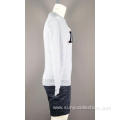 Men's towel embroidery sweatshirt without hood